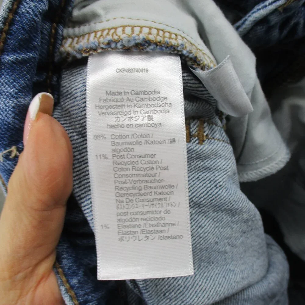 Madewell The Perfect Vintage Jean‎ Womens 25 Medium Wash Stretch Denim Blue